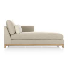 Taraval Right Arm Chaise With Oak Base Crate And Barrel Modern Sofa Living Room Modern Sofa Designs Living Room Sofa Design