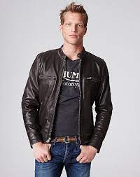 Luckybrand Leather Jeans Men Leather Jacket Men Leather Jeans