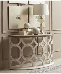 Furniture Hadley Demilune Table Reviews Furniture Macy S In 2020 Furniture White Sofa Table Demilune Table