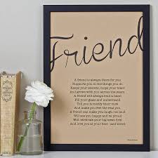 My Friend Poem Print Vintage Style Friend Poems Friends Quotes Friendship Poems