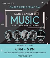 Whether you enjoy playing, listening, singing or dancing, take this opportunity to get to know new rhythms, melodies and instruments from people around the world and to listen to songs you haven't. B Hub In Conversation With Music Date 21 June 2018 Facebook