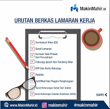 Perhatikan kebersihan suatu surat lamaran kerja, jangan sampai ada coretan atau bekas penghapus dalam surat lamaran kerja, jika salah menulis lebih baik tulis ulang di kertas baru, jangan menggunakan stipo untuk. Makin Mahir Catat Urutan Dokumen Saat Melamar Kerja Facebook