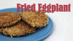 To make the mushroom filling, melt the butter and oil together in a frying pan and cook the mushrooms dip each piece of eggplant in egg mixture and allow excess to drip off, dip the slice in the cornmeal and shallow or deep fry until golden brown. Fried Eggplant Youtube