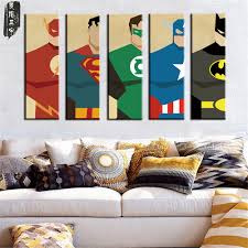 690 x 1330 jpeg 149 кб. Oil Painting Canvas Paintings Art Prints Poster Hipster Wall Picture Superman Room Home 5pcs With Free Shipping Worldwide Weposters Com