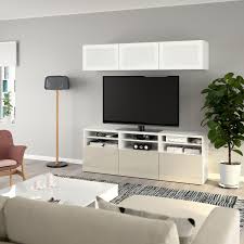 Besta Tv Storage Combination Glass Doors White Selsviken High Gloss Beige Frosted Glass 70 7 8x15 3 4x75 5 8 Buy Online Or In Store Ikea Frost Glas Vitrine Ikea