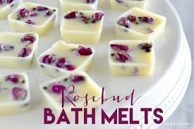 Rosebud Bath Melts Bath Melts Rosebud Schmelzbad Diy Bader Badebombe Rezepte