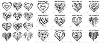 Happy valentines day winnie the pooh and tigger coloring page. Hearts Coloring Page And Valentine S Day Cards Dabbles Babbles
