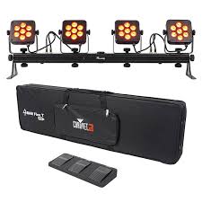 Chauvet Dj 4bar Flex T Usb Pack N Go Light Bar System Agiprodj