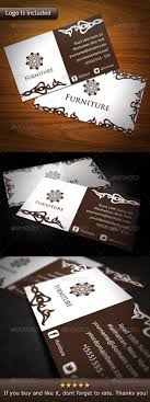 Furniture Brand Business Card Business Card Branding Vintage Business Cards Clever Business Cards