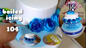 Find images of birthday cake. Simple Debut Cake Design Cake Decorating Boiled Icing Youtube