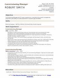  working on initiatives for. Commissioning Manager Resume Samples Qwikresume