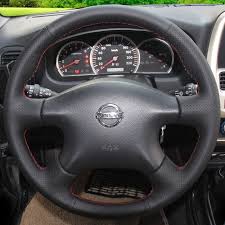 Indeed it will allow you to have a good position. Black Leather Steering Wheel Cover For Nissan Almera N16 Pathfinder Primera Paladin Old Xtrail 2001 2006 Renau Steering Wheel Cover Nissan Trucks Nissan Almera