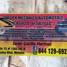 Taller Mecanico Y Electrico Castillo De Saltillo