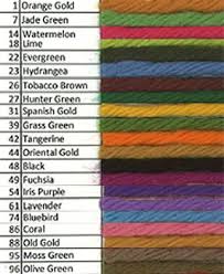 Caron Latch Hook Color Chart Best Picture Of Chart
