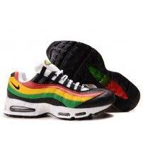 Air Max 95 Ultra Essential Triple Yellow Green Red Trainer Outlet Nike Air Max Cheap Nike Air Max Nike Shoes Air Max