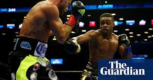 Wba champion yordenis ugas will take his place. Rising Star Errol Spence Jr Blasts Out Chris Algieri Then Calls Out Kell Brook Boxing The Guardian