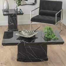 Add style to your home, with pieces that add to your decor while providing hidden storage. Urban Deco Naples Black Marble Coffee Table Cfs Furniture Uk