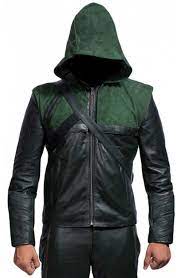 Stephen Amell Green Arrow Jacket Best Deal 50 Off Leather Jacket Hoodie Leather Jacket Men Leather Jacket