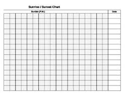 Printable Sunrise Sunset Chart