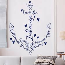 Wandtattoo Anker Zuhause In 2020 Wandtattoo Wandtattoo Spruche Wandtattoos