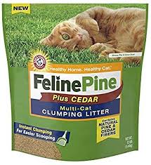The cleanest litter box experience™. Amazon Com Feline Pine Plus Cedar Natural Clumping Litter 12 Lbs Pet Supplies Litter Cat Litter Feline