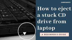 Inserting a small piece of. How To Eject A Stuck Cd Drive From Laptop Eject Stuck Cd Eject Cd Youtube
