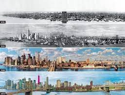 History In Pictures On Twitter New York Skyline Skyline City Collage