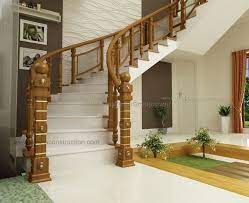 According to modern trends in small space maximum features. Wooden Staircase Railing Designs In Kerala Best Staircase Ideas Awesome Wood Stair Railing I Courtyard Design Staircase Railing Design Wooden Staircase Railing