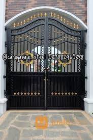 Harga pagar besi klasik memang lebih mahal dibandingkan harga pagar minimalis. Pintu Pagar Besi Tempa Klasik Semi Minimalis Jakarta Barat Jualo