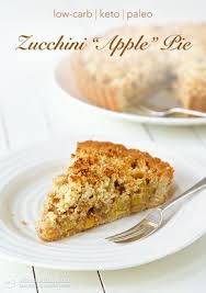 Low Carb Zucchini Apple Pie Low Carb Zucchini Keto Dessert Recipes Low Carb Desserts
