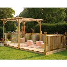 Check spelling or type a new query. Hartwood Supreme Pergola Patio Decking Kit