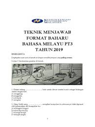 Soalan bahasa melayu tahun 3 ujian 1 bulan mac 2017 via www.sistemguruonline.my. Teknik Menjawab Bm Pt3 2019