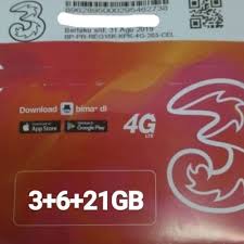 Cara membeli paket unlimited 24 jam selamanya ikut masa aktif kartu tri three kuota data gratis unli. Jual Perdana Tri Data 3 6 24 Jam 21gb Malam Onus Unlimited Youtube Kota Tangerang Selatan Adi Jualan Tokopedia
