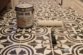 These can also be used for other projects like concrete floors, front porches, accent walls, and more. How To Paint Stencil Tile Remington Avenue