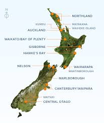 Please check back regularly as we continue to update store information. New Zealand Wine Regions New Zealand Wine