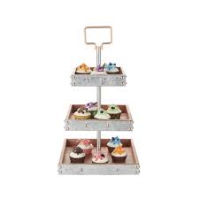 3 tier pastry cupcake stand serving tray china pearl. 3 Tier Serving Trays Target