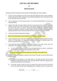 You shan't be without notes. Free Last Will And Testament Forms And Templates Word Pdf