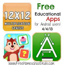 Free Educational Apps For Android Users 123s Abcs Handwriting Fun Word Stack Multiplication Genius Plus More Educational Apps Free Educational Apps Kids App