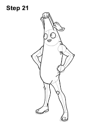 Skins map and more fortnite target practice locations. Fortnite Banana Coloring Pages Novocom Top