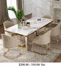 The wood used in the formal dining sets is crucial in establishing the theme of the room. High Quality Luxury Large Gold Stone Dining Table Furniture Sets Marble Dining Room Furniture Modern Buy Dining Set Dining Table Sets Marble Dining Furniture Product On Alibaba Com
