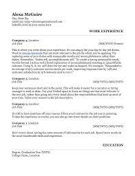 On a chronological resume, your work history is listed by job title, beginning a combination resume: The 41 Best Free Resume Templates The Muse