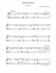 5 scores found for nessun dorma. Giacomo Puccini Nessun Dorma From Turandot Sheet Music Notes Chords Easy Piano Download Classical 18843 Pdf
