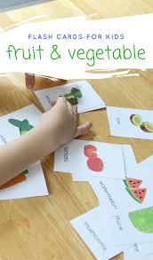 Answer flashcards with either click or swipe mode. Fruit And Vegetable Flash Cards For Kids The Shirley Journey