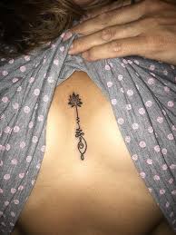 Lotus Unalome Sternum Tattoo Sternum Tattoo Tattoos Tattoos That Mean Something