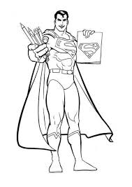 On of the first and most memorable comic book characters was our very own superman. Superman Coloring Pages For Kids Coloring Home