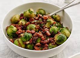 After 10 minutes, stir the sprouts and pancetta or shake the dish well, and return to the oven for another 10 minutes. Brussels Sprouts With Pancetta Hazelnut Billingtons