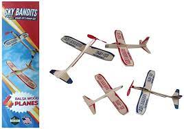 This tutorial documents the building of an outer wing panel for an rc airplane. Buy Balsa Wood Airplane Gliders And Propeller Plane Toys Set 2 Wooden Airplane Kits 2 Rubberband Powered Propellor Planes And 2 Balsa Wood Glider Planes Model Toy Airplane Kits Online In Turkey B092ttrbj6