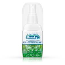 Benadryl Extra Strength Anti Itch Cooling Spray Travel Size 2 Fl Oz Walmart Com Cooling Spray Benadryl Travel Size Products