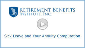 how unused sick leave impacts your retirement annuity