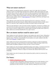 Cancer marker numbers cancer survivors network. Doc What Are Tumor Markers Mona Shouman Academia Edu